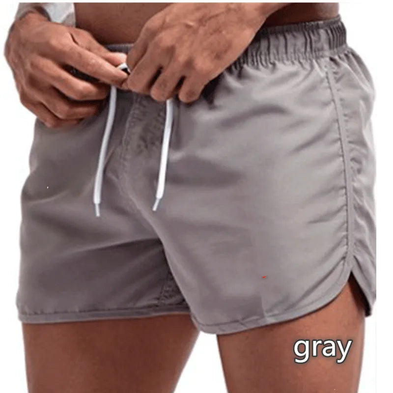 Summer Men's Swimwear Shorts Brand Beachwear Sexy Swim Trunks Men Swimsuit Low Waist Breathable Beach Wear Surf
