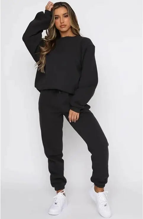Casual Sets for Women 2 Piece Sweatsuit Outfits Long Sleeve Pants Set Tracksuit