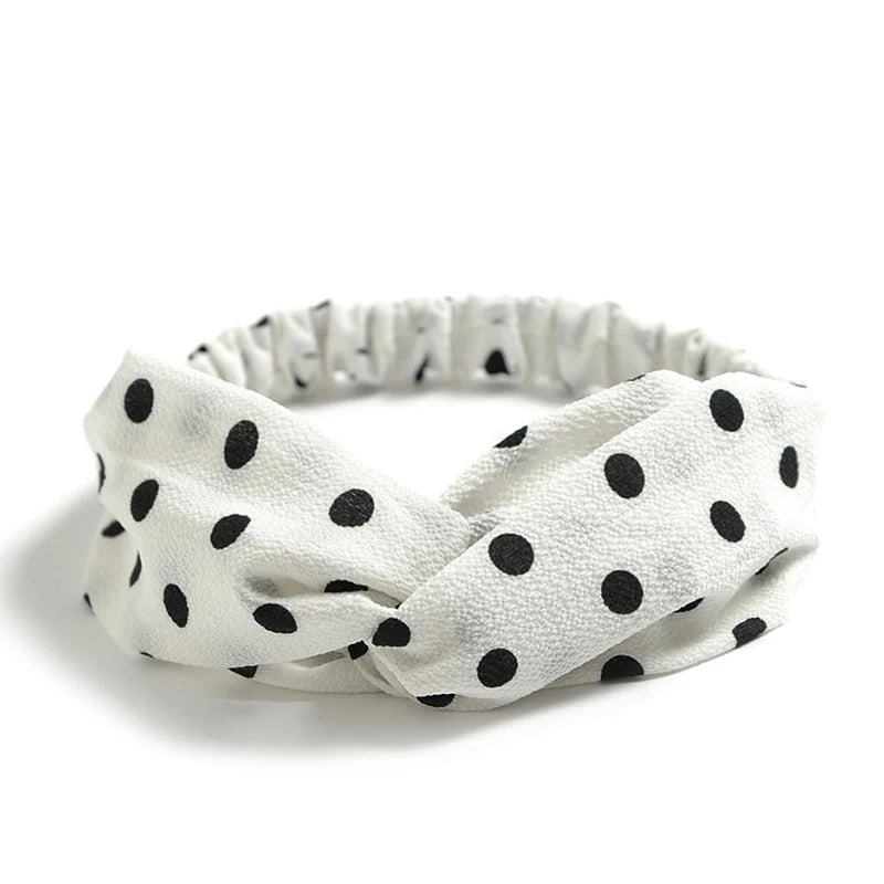 Fashion Women Summer Bohemian Hair Bands Print Headbands Vintage Cross Turban Bandage Bandanas Hair Bands Hair Accessories