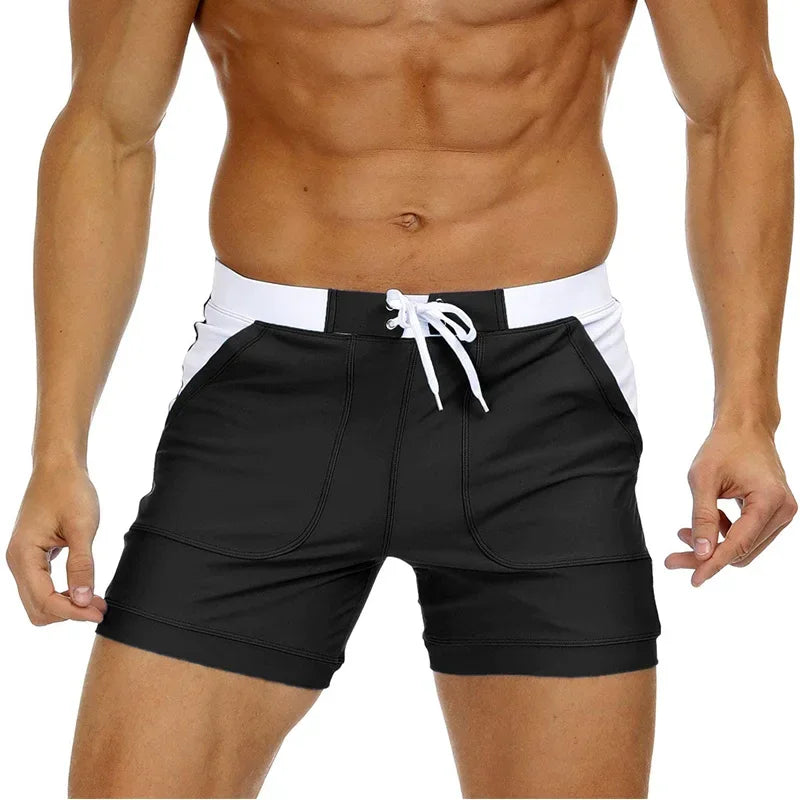 Swimming Trunks for Men Hot Swimsuit Men Swimwear Briefs Beach Wear Shorts