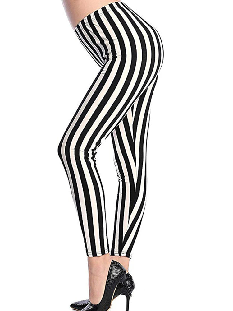 Graffiti Leggings Patterned Print Leggings For Women Leggings Houndstooth  Elastic Design Vintage Leggings