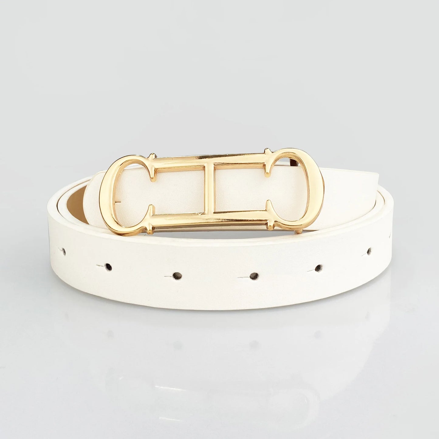 Luxury Brand Pu Leather Belt For  Women Designer Alloy Buckle Waist Strap Female Jeans Trouser Dress Waistband