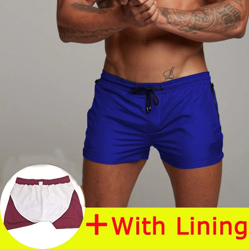 Men's Swimsuit Sexy Swimwear Men Swimming Shorts Men Briefs Beach Shorts Sports Suits Surf Board Shorts Men Swim Trunks
