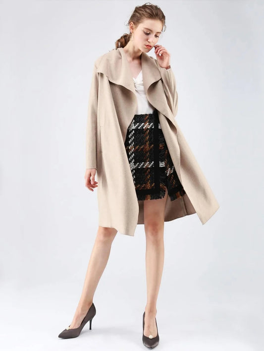 Long Sleeve Solid Coat Fashion and Comfortable European and American Versatile Casual