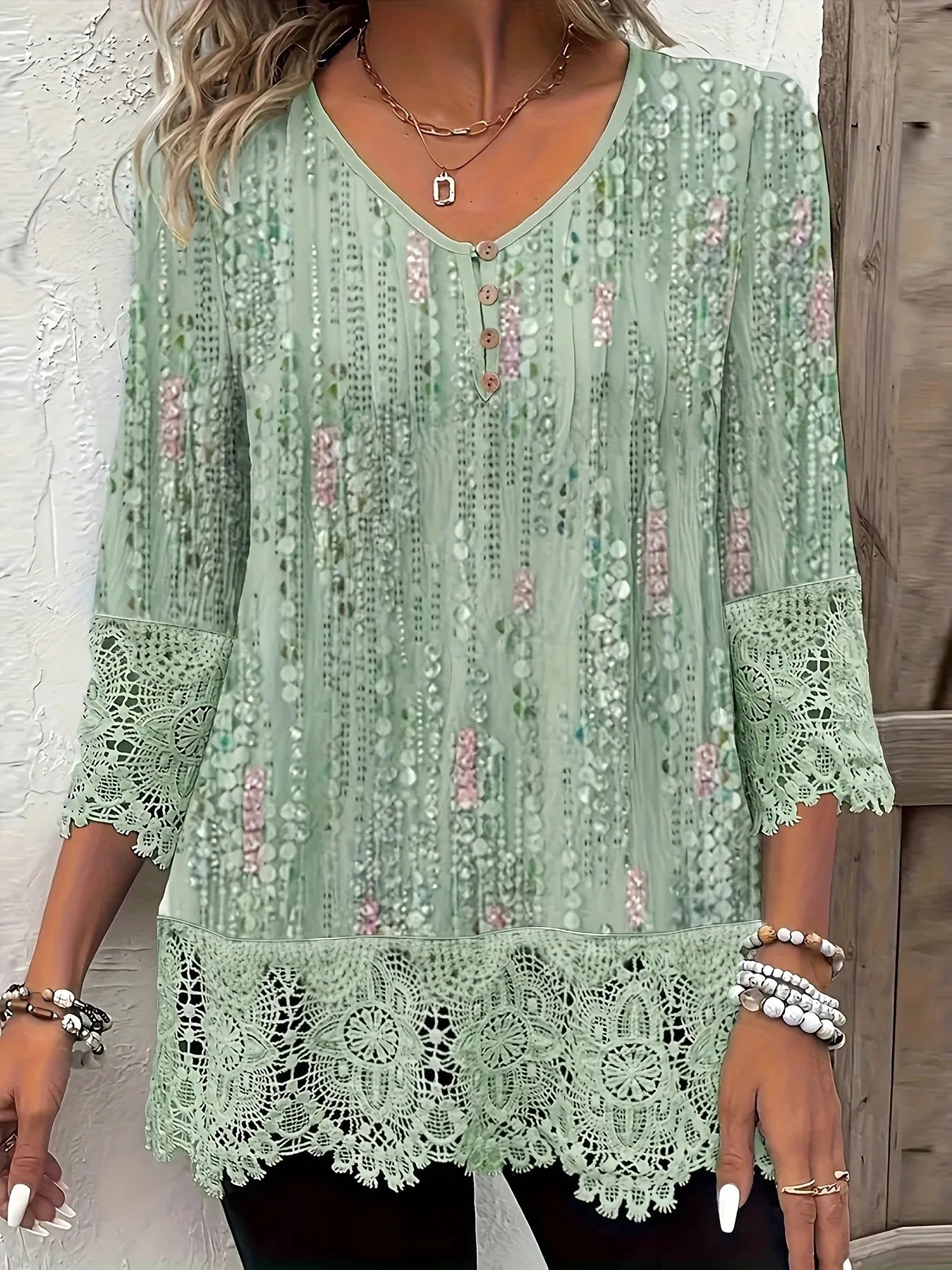 Plus Size Elegant Casual Women's T-Shirt Fashion Loose Woman  Long sleeve T-Shirt Holiday Weekend