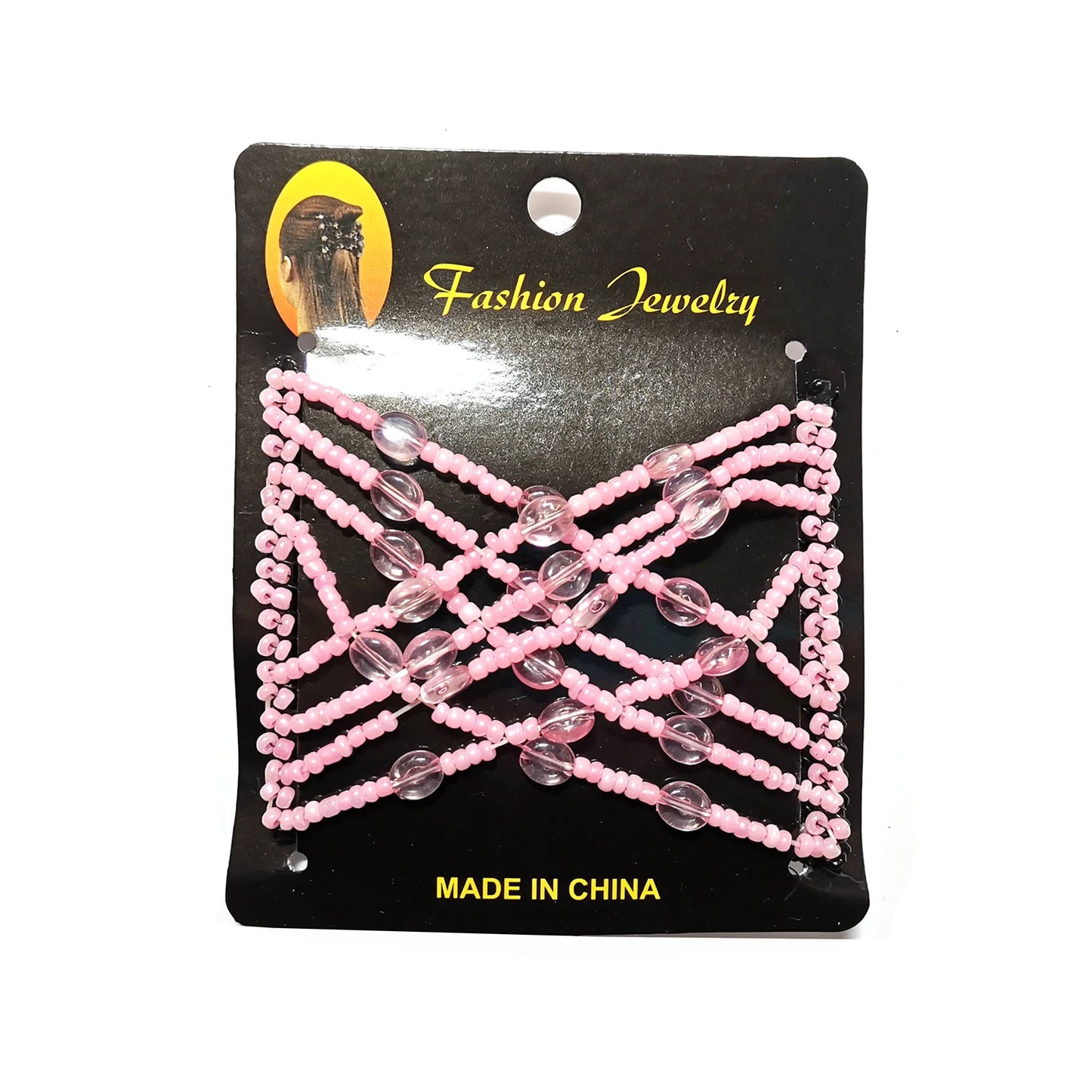 Beads Hair Combs Shiny Rhinestone Beaded Hair Claws Magic Tuck Comb Updo Accessories Elastic Headwear Bun Ponytail Holder