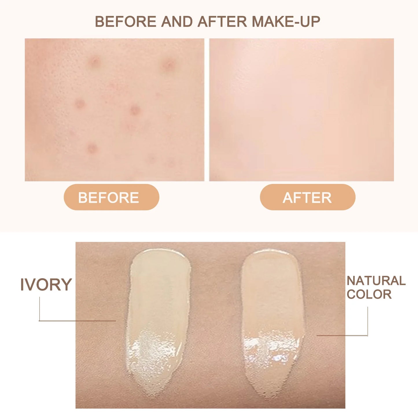 3color/set Mushroom Head Air Cushion BB Cream Oil-control Hides Facial blemishes Moisturizing Nude Foundation Concealer