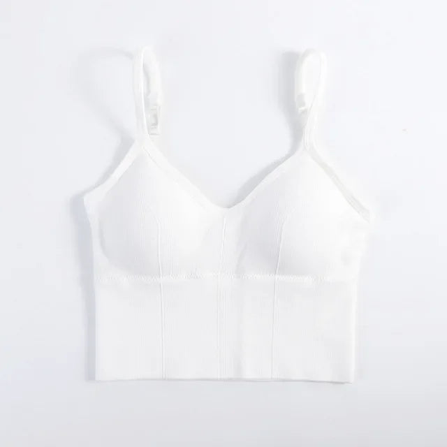 Breathable Sports Bra Anti-sweat Fitness Top Seamless Yoga Bra Shockproof Crop Top  Push up Sport Bra