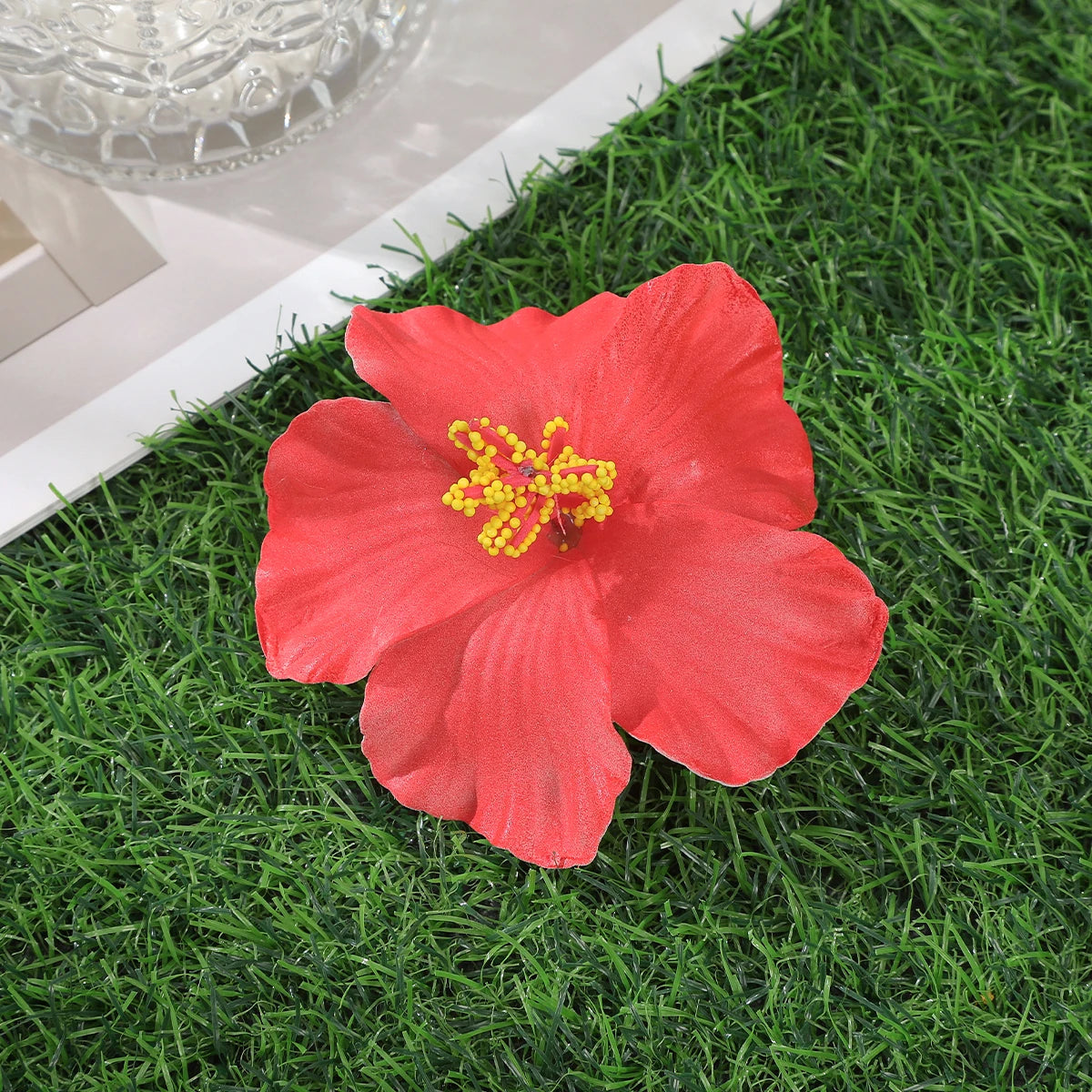 Orchid Flowers Hair Clips Bohemian Small Hairpin Barrette Beach Wedding Flower Women Holiday Hair Clip Hair Accessories