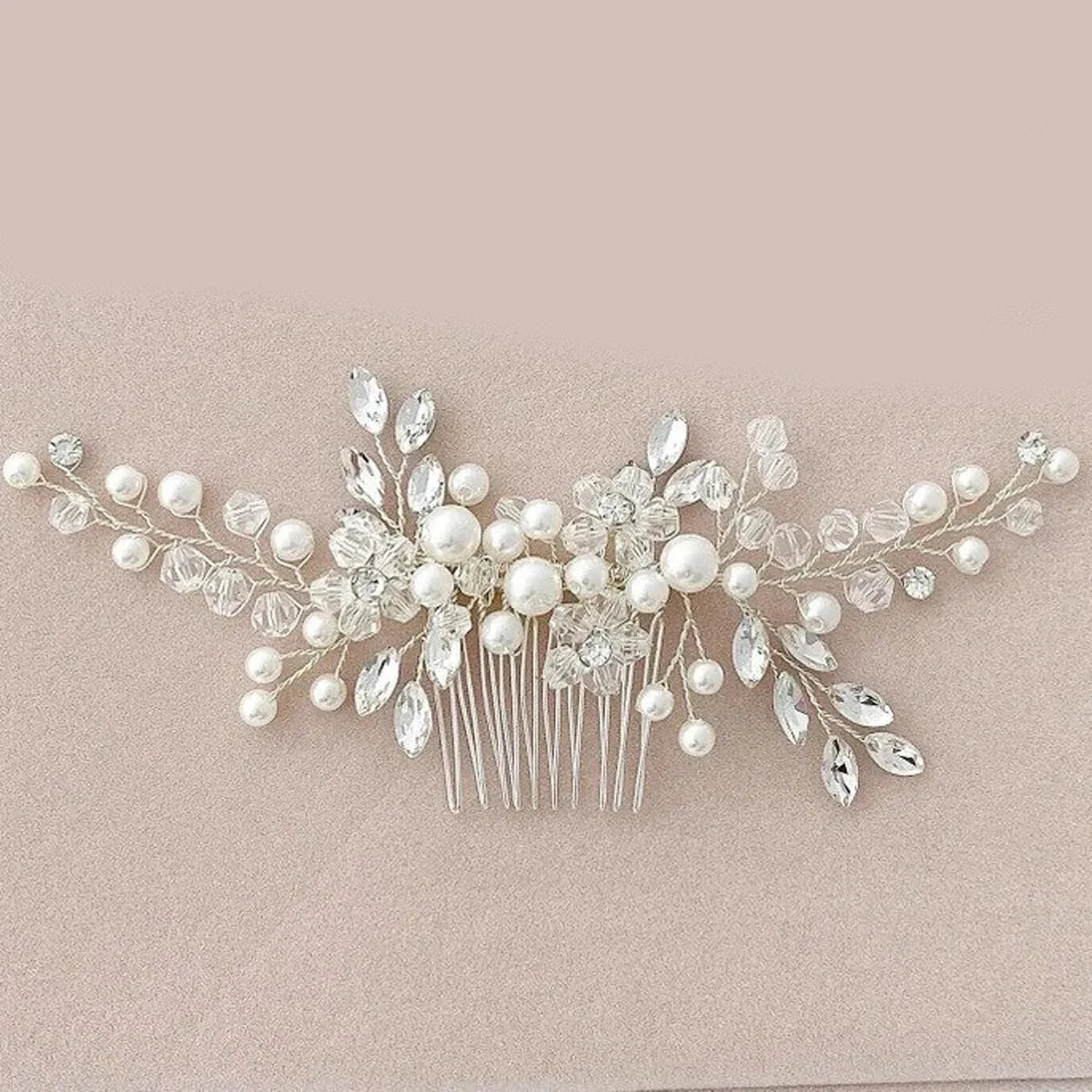 Comb Head Jewelry Bride Hair Clips Headpiece Crystal Women Bridal Hair Accessories Women Hair Ornaments