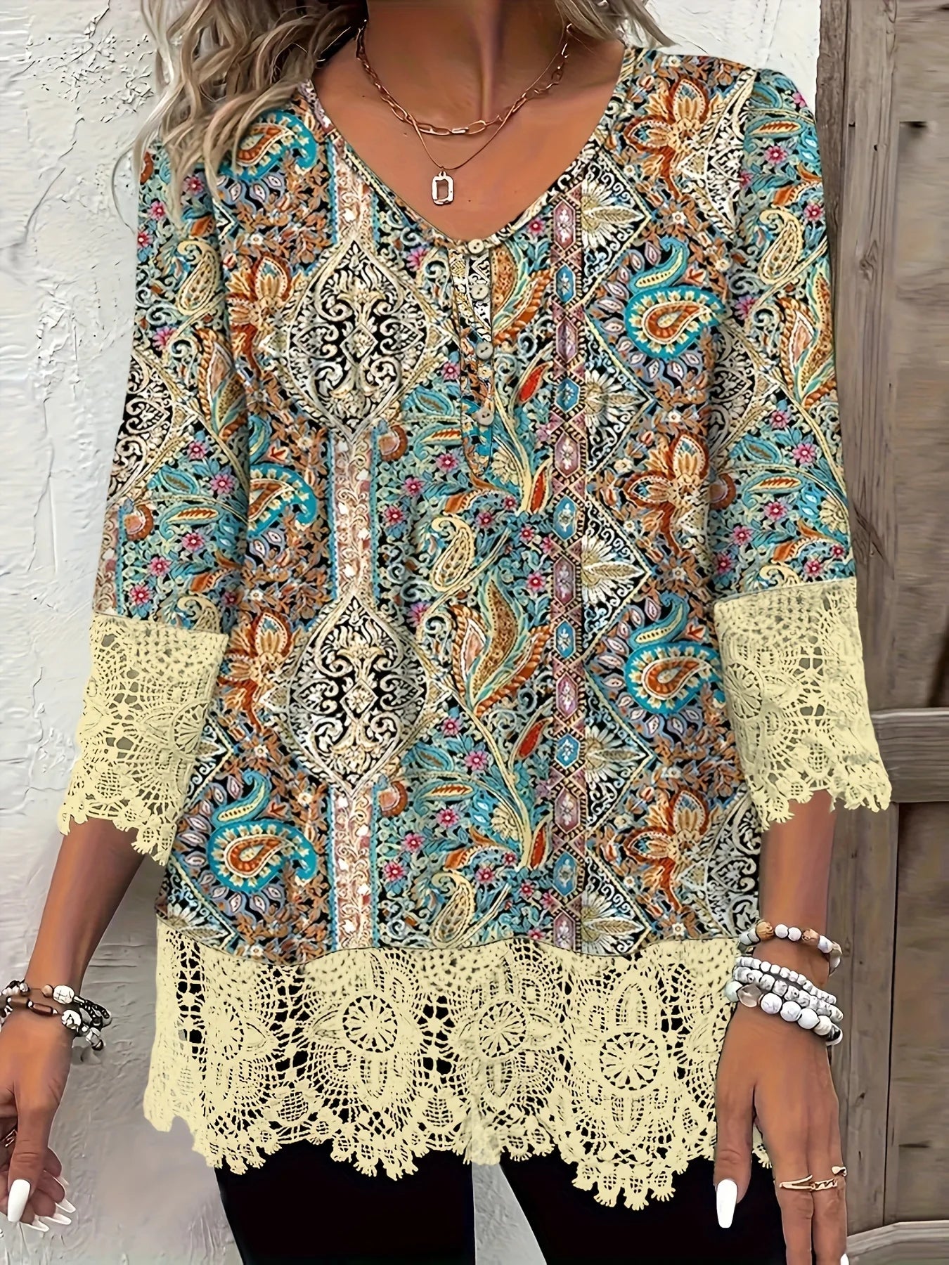Plus Size Elegant Casual Women's T-Shirt Fashion Loose Woman  Long sleeve T-Shirt Holiday Weekend
