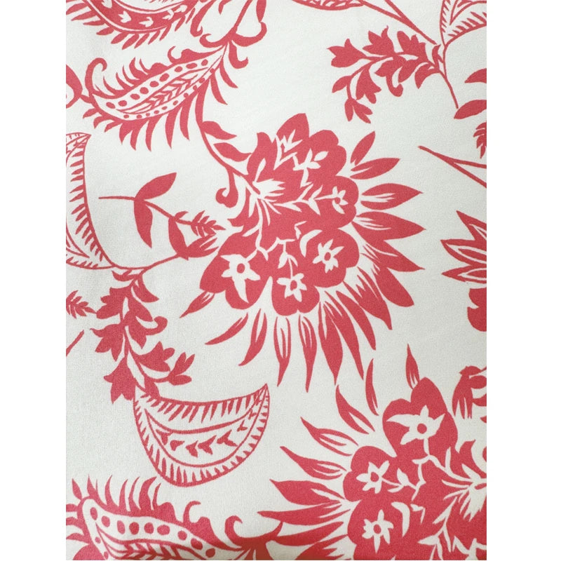 Fashion Floral Dress Casual V-neck Sleeveless Ruffles Tighten The Waist Slimming Elegant Bohemian Floral Women's Dress