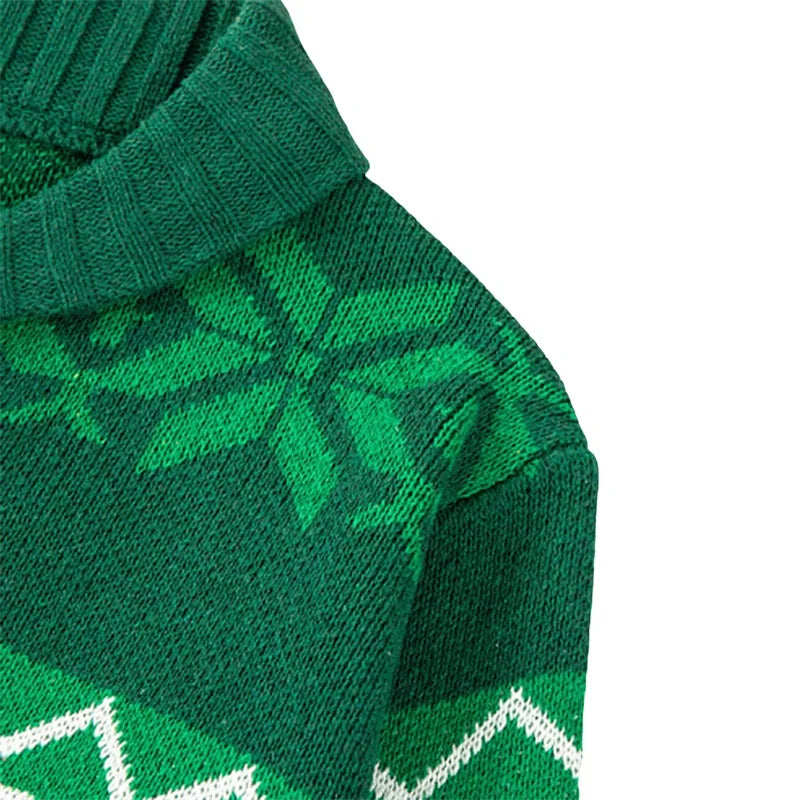 Christmas Cardigan Casual Long Sleeve Shawl Collar Reindeer Snowflake Print Sweater Knitted Tops