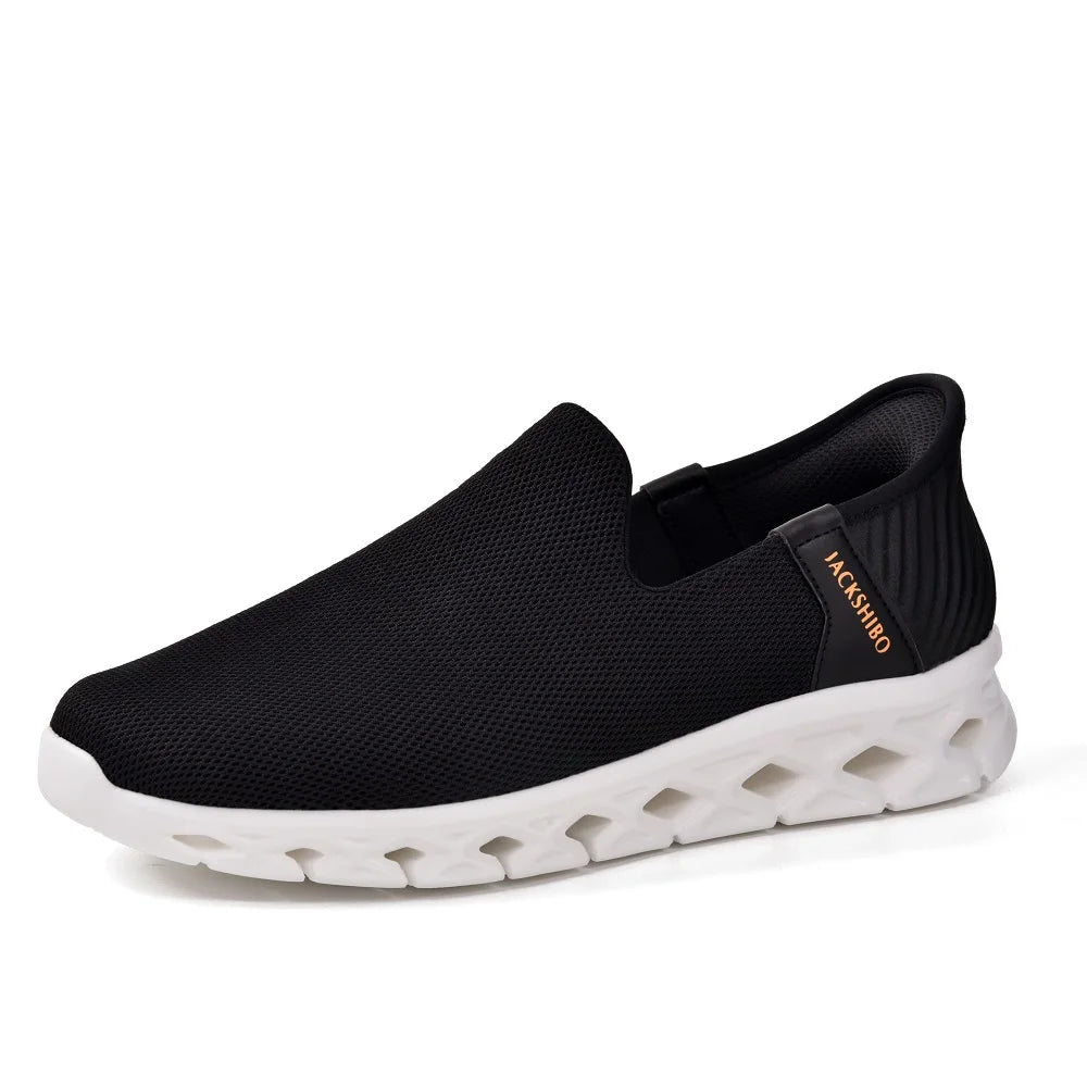 Slip on Sneakers  Walking Shoes with Arch Support Memory Foam