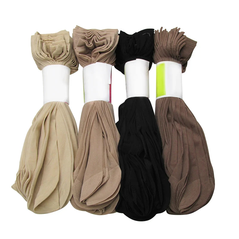 5/10 Pairs High Quality Women Velvet Socks Pack Female Summer Thin Silk Transparent Sexy Ankle Nylon Socks Set