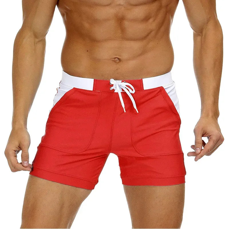 Swimming Trunks for Men Hot Swimsuit Men Swimwear Briefs Beach Wear Shorts
