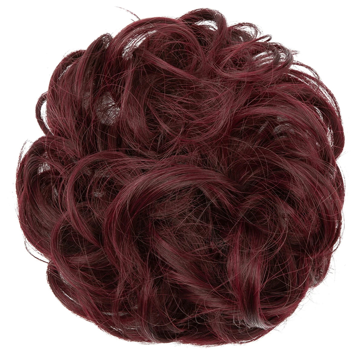Synthetic Messy hair piece Daily Use Chignon Scrunchies Fake Elastic Hairpiece Blonde Brown Donut Bun For Women