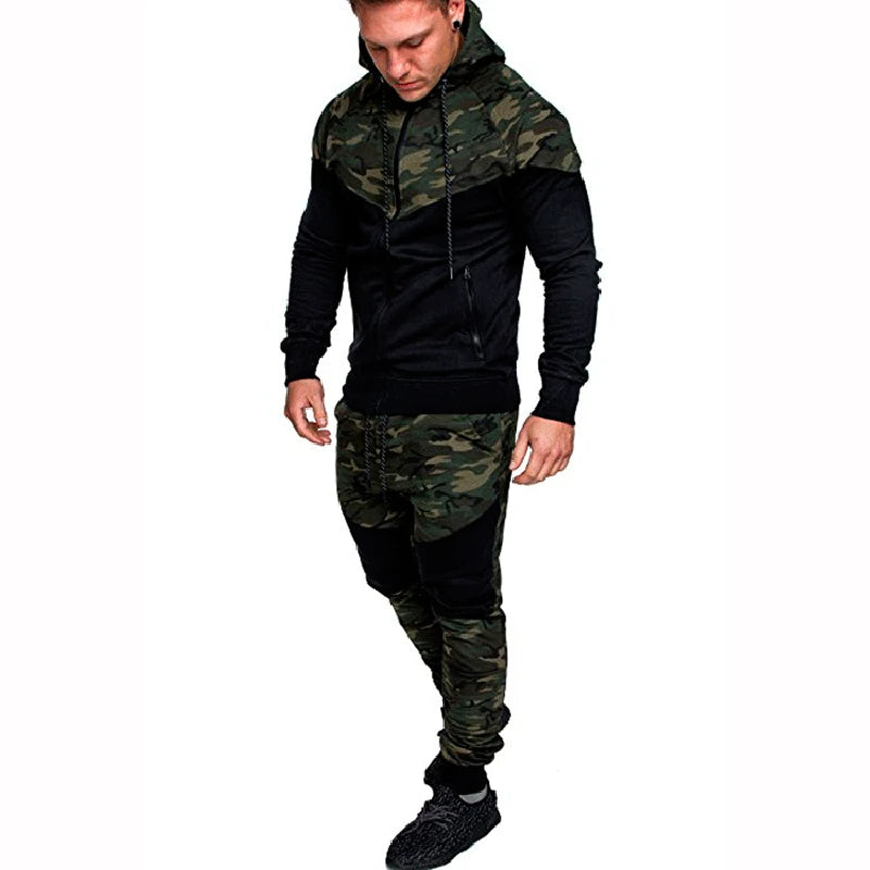 Spring And Autumn Camouflage Suits Outdoor Sports Wear-resistant Labor Set