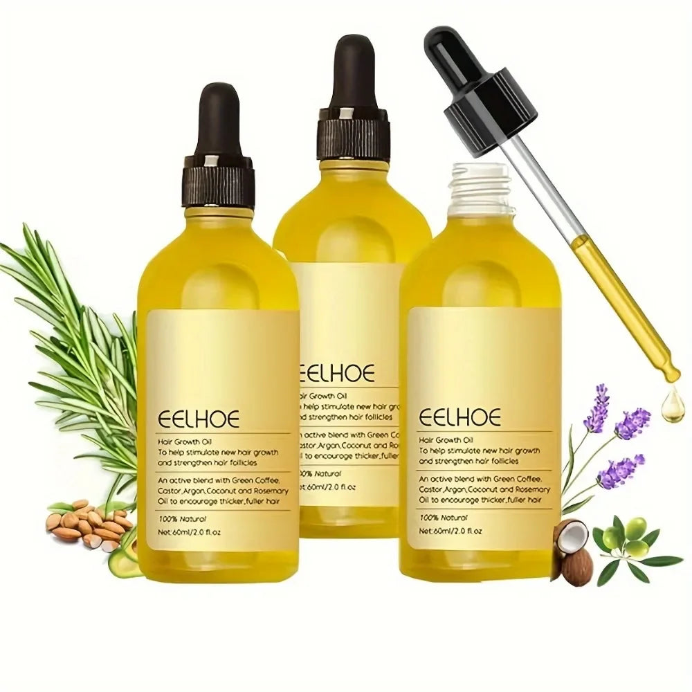 Rosemary Dense Hair Essential Oil Veganic  Prevent Hair Loss  Nourish Hair Care Oil 60ml