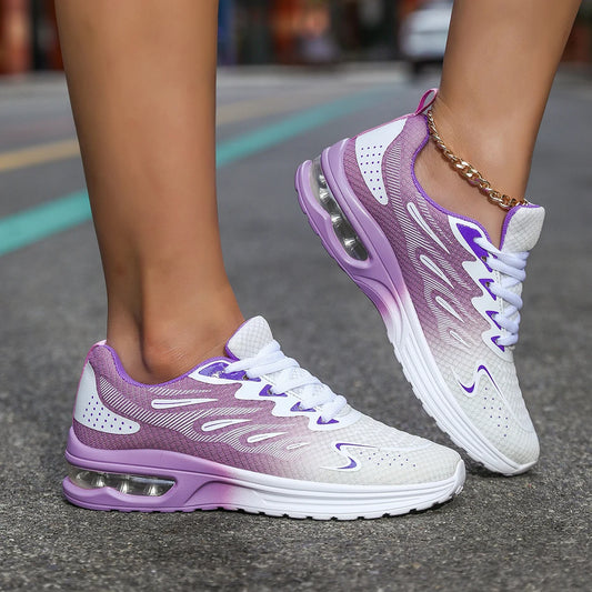 Women's sports shoes, outdoor jogging walking shoes, lightweight casual tennis sports shoes, air cushion running shoes