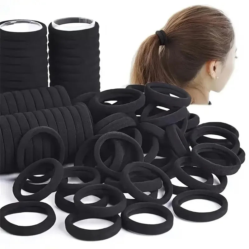 50/100pcs High Elastic Hair Bands  Ponytail Holder Scrunchies