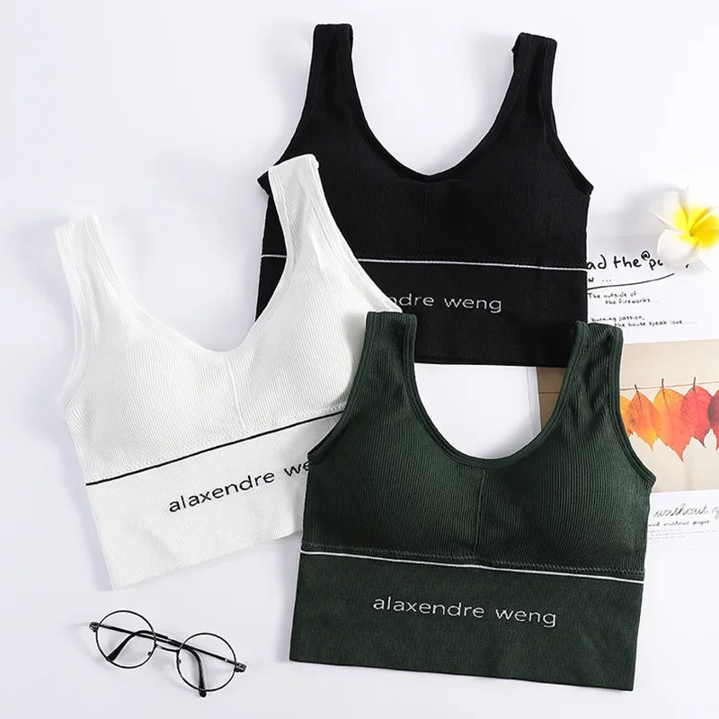 Sports Bra Workout Crop Top Yoga Bra Gym Accessories