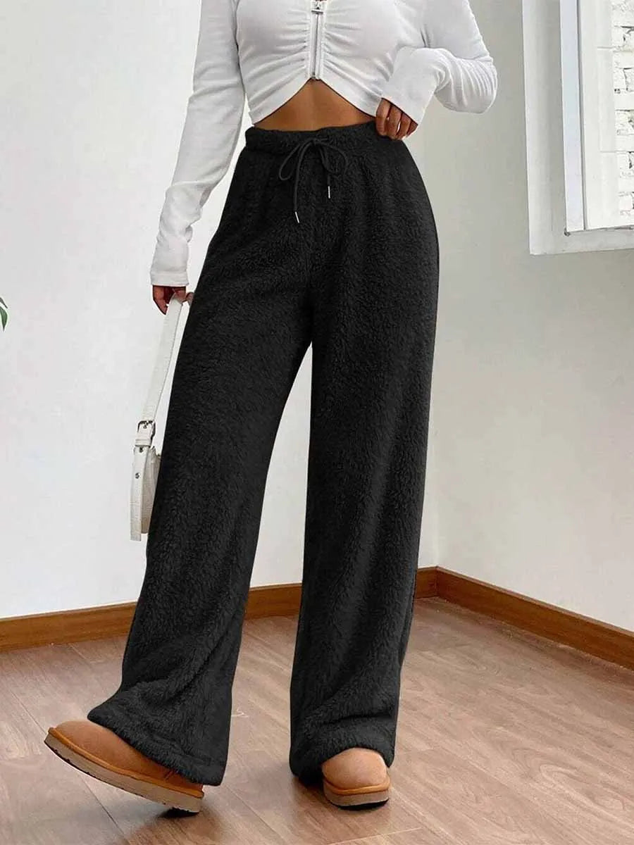 Women s Solid Color Lounge Pants with Elastic Waistband for Ultimate Comfort and Relaxation - Casual Pajama Bottoms for Sleep