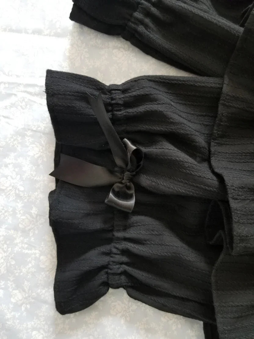 Cute Shorts Lace Ruffled Elastic Waist Cotton