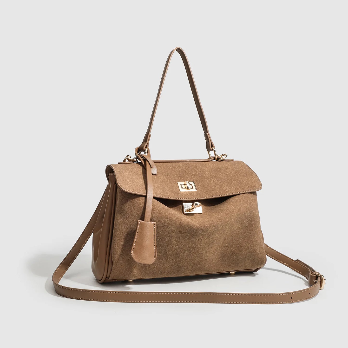 Luxury Women's Tote Bag Suede Leather Shoulder Bags Female Soft Handbags High Quality Messenger Bag Ladies Satchels