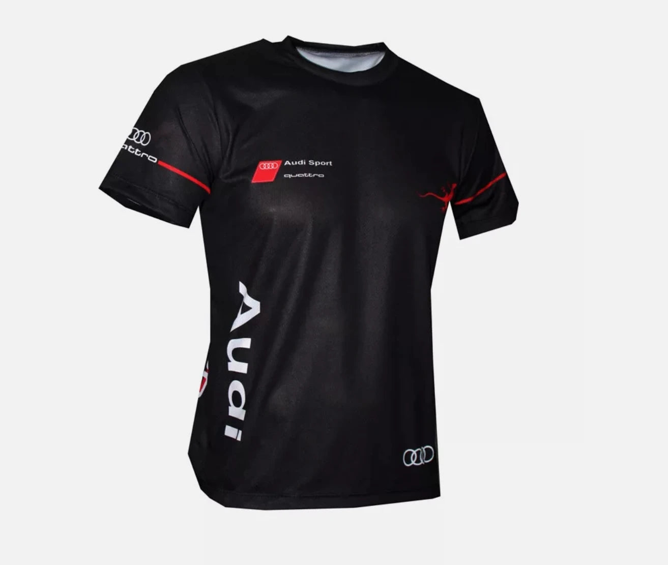 Forza Racing Motorcar Driving Shirts Audi Sports Men Women T-Shirts Casual Round Neck Short Sleeve Breathable Fast Dry T-Shirts