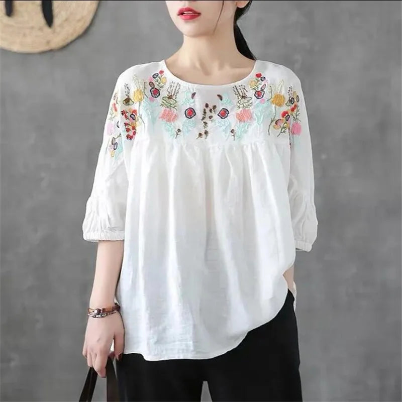 Women's Shirt Cotton Top