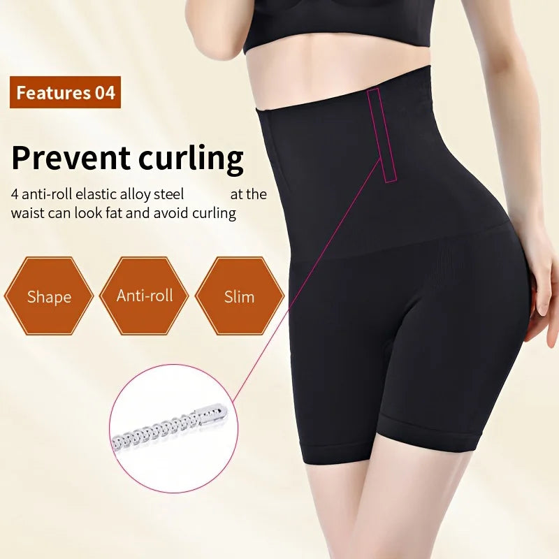1Pcs Fat Burning High Waist  Body Shaping Underwear Unrolled Seamless Abdomen Control Shaping
