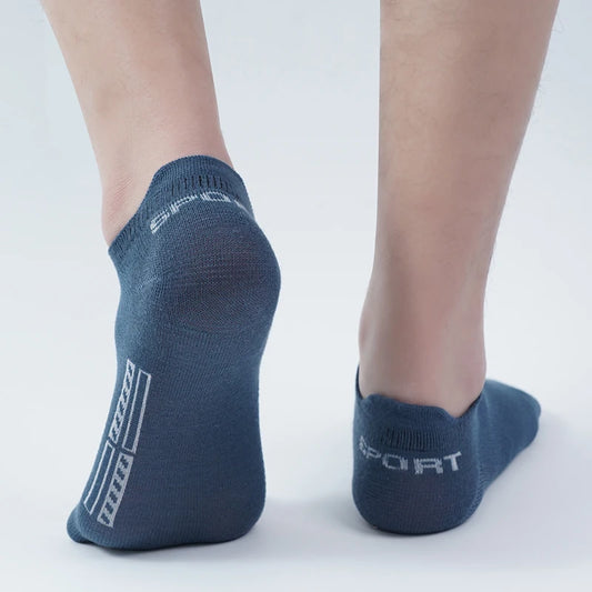 5 Pairs/Lot High Quality Men Ankle Socks Breathable Cotton Sports Mesh Casual Athletic Thin Cut Short Plus Size