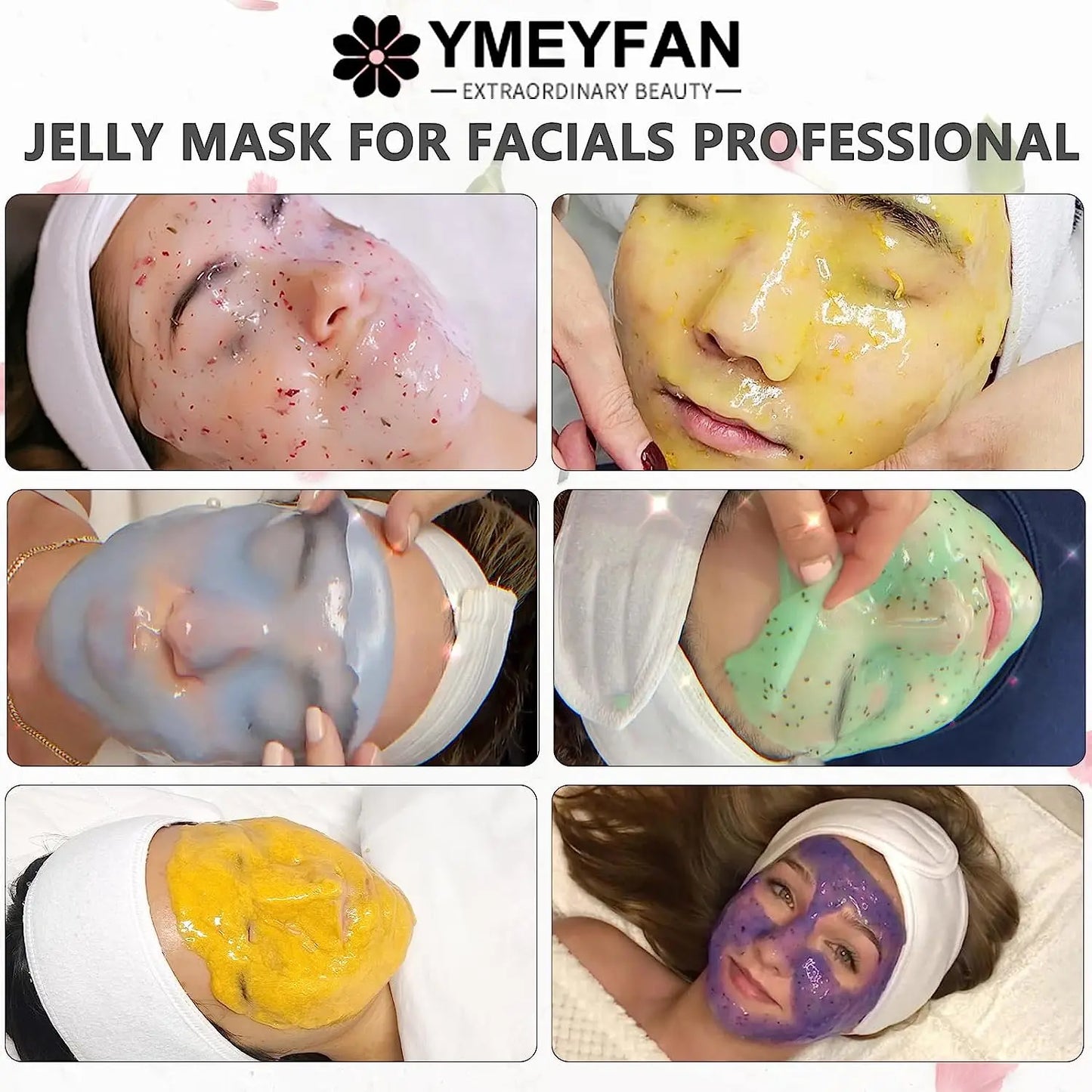 15/10/5PCS Jelly Face Mask Powder for Facials  Hydro jelly Mask