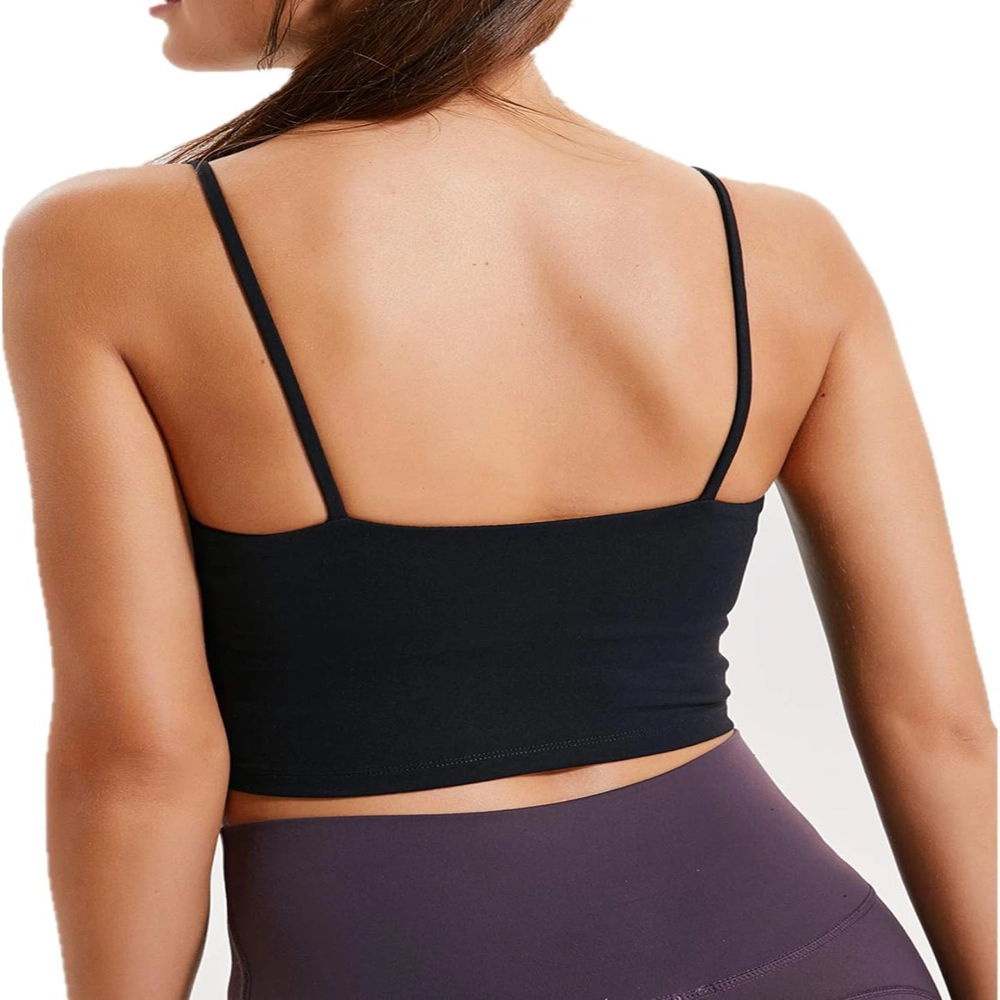 Comfortable Padded Sports Bra for Intense Fitness Workouts and Running - Breathable Yoga  Top