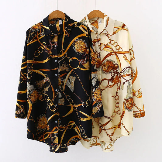 Women Shirts Vintage Button Tees Blouse Sexy Big Large Top Loose Casual Tops Cardigan