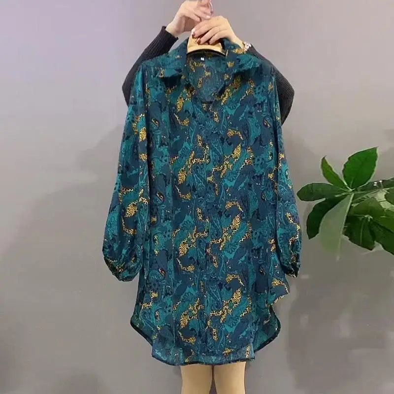 Vintage Paisley Printed Blouse