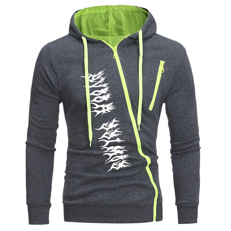 Mens Tracksuit Zipper Hoodies+Sweatpants 2-Piece Set Autumn Winter Male Daily Casual Sports Jackets Jogging Suit Tops Or Pants