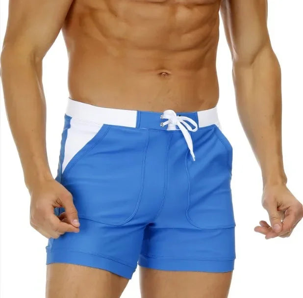 Swimming Trunks for Men Hot Swimsuit Men Swimwear Briefs Beach Wear Shorts