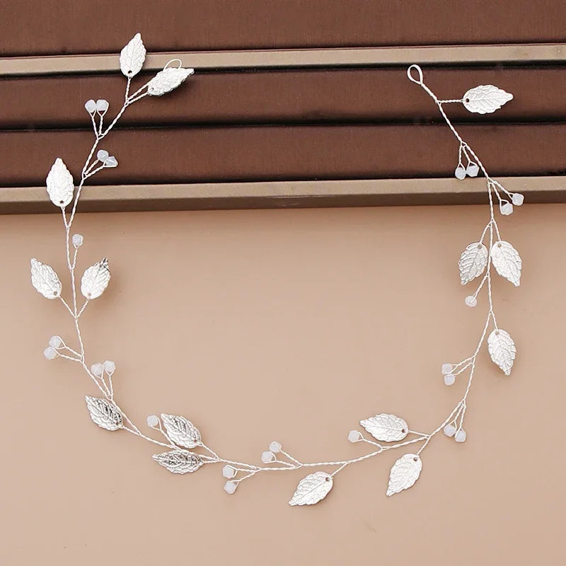 Pearl Headband  Hair Accessories Rhinestone Crystal Wedding Headband For Women Bride Head piece Hair Jewelry