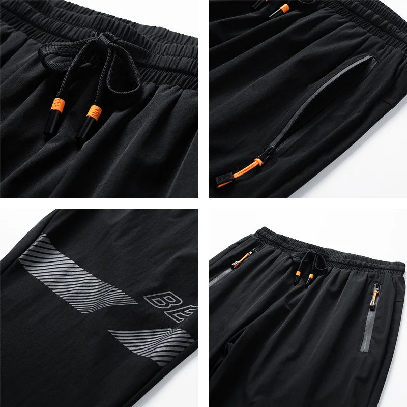 Men T Shirt Suit Pants 2 Piece Set Oversize 6XL 7XL 8XL Plus Size Short Sleeve Black T-shirts Summer Fashion Loose