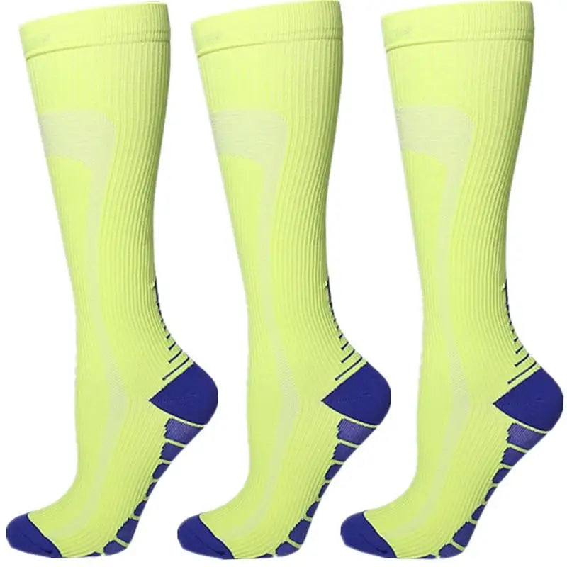 Compression Socks Knee High 20-30 Mmhg Fit Medical Edema Diabetes Varicose Veins Running Marathon Compression Sports Socks