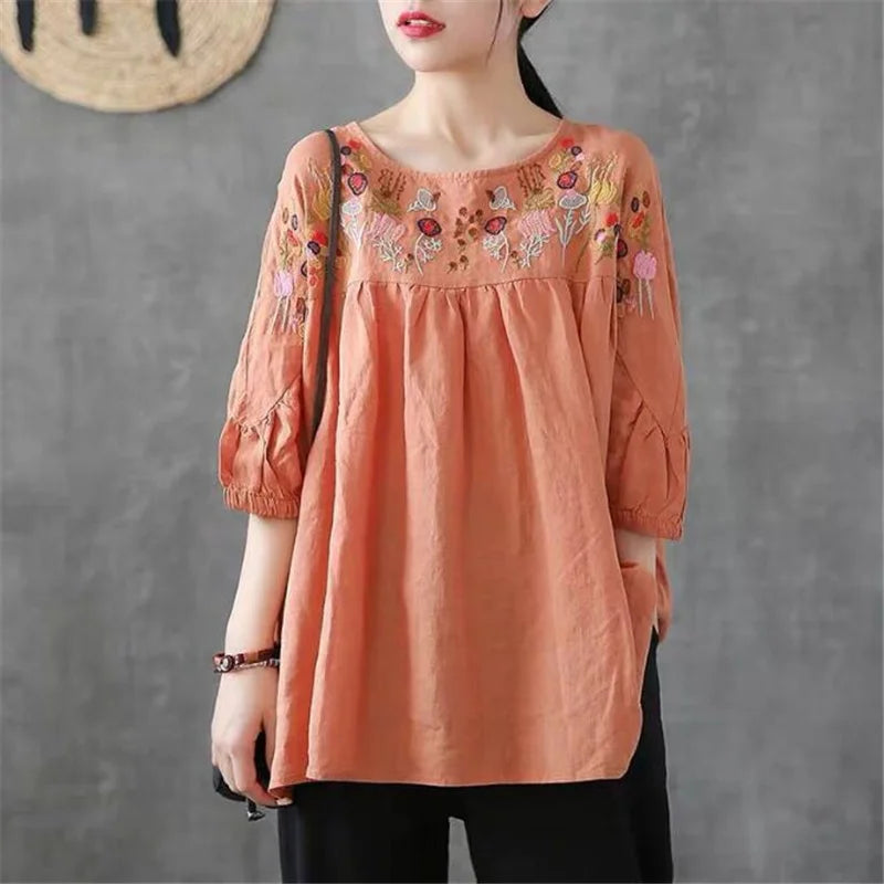 Women's Shirt Cotton Top