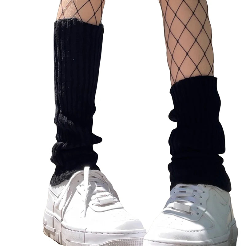 Cable Knit Leg Warmers Soft and Cozy Leg Cover with Ribbed Cuffs